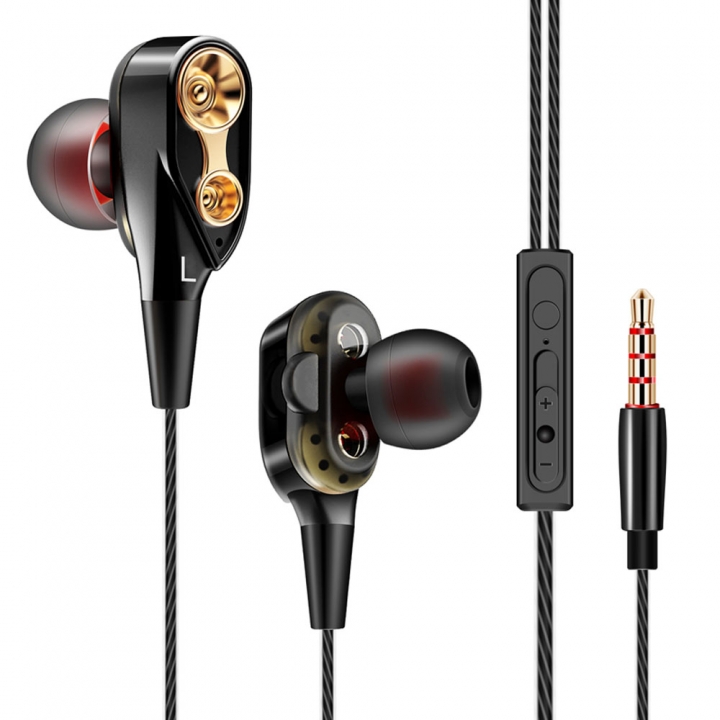 In Ear earphone Bass Stereo Earphones With Microphone Sport Running earbuds For Apple Phone Xiaomi