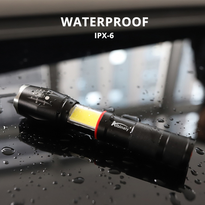 Multifunction Led flashlight 8000 Lumens Torch hidden COB design flashlight tail super magnet