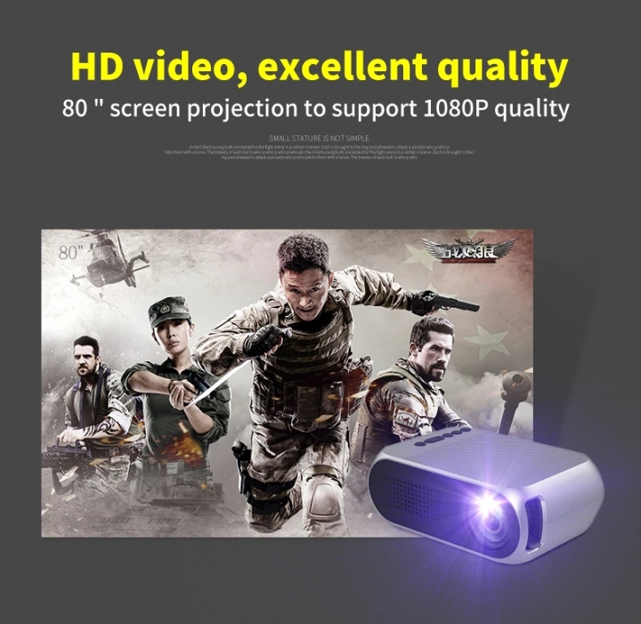 Mini Projector Led Projector Proyector Audio HDMI USB Projetor Home Theater Media Player Hometheater