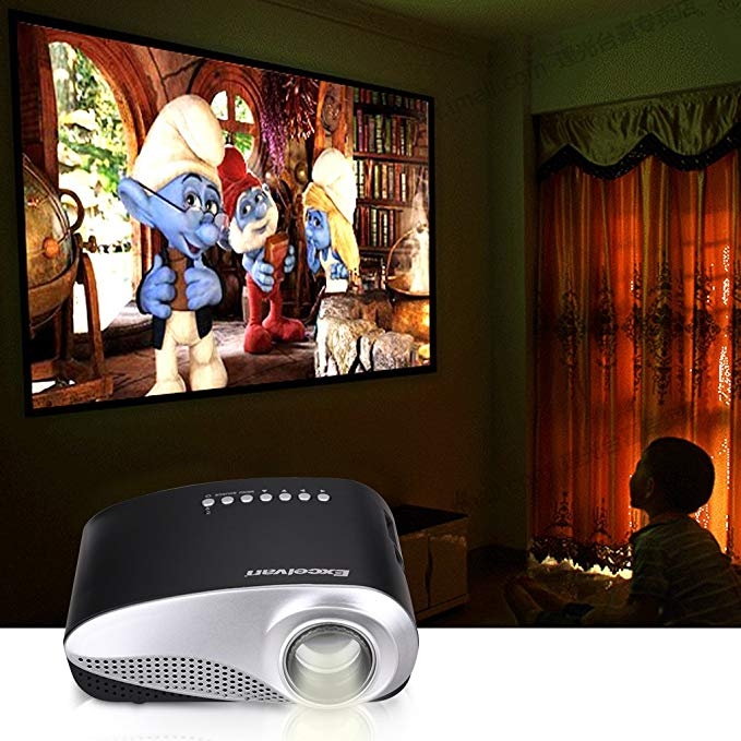 LED Projector Portable Home Theater Video Projector Hometheater  Multimedia Cinema TV PC Smartphones