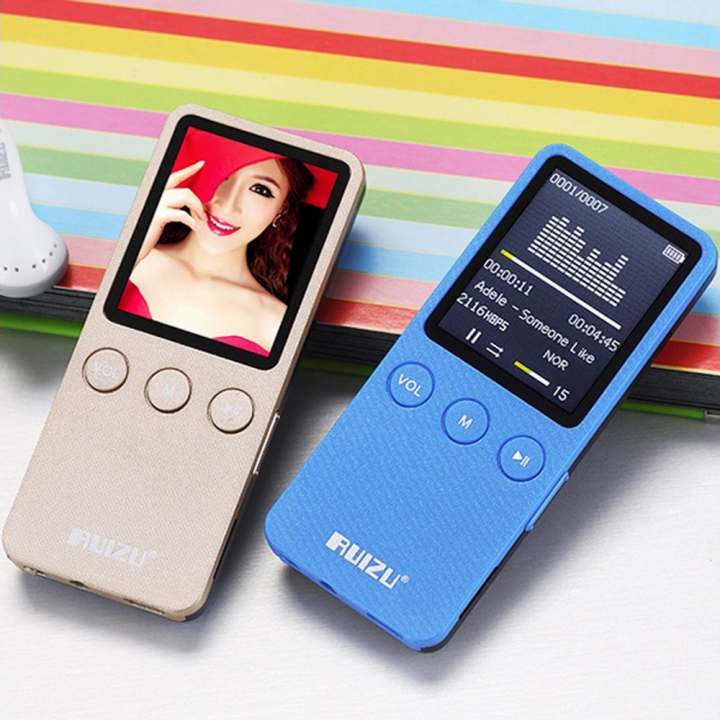 RUIZU X08 8GB MP3 Music Video Player Support 64GB TF Card With High Sound Quality Voice Recorder