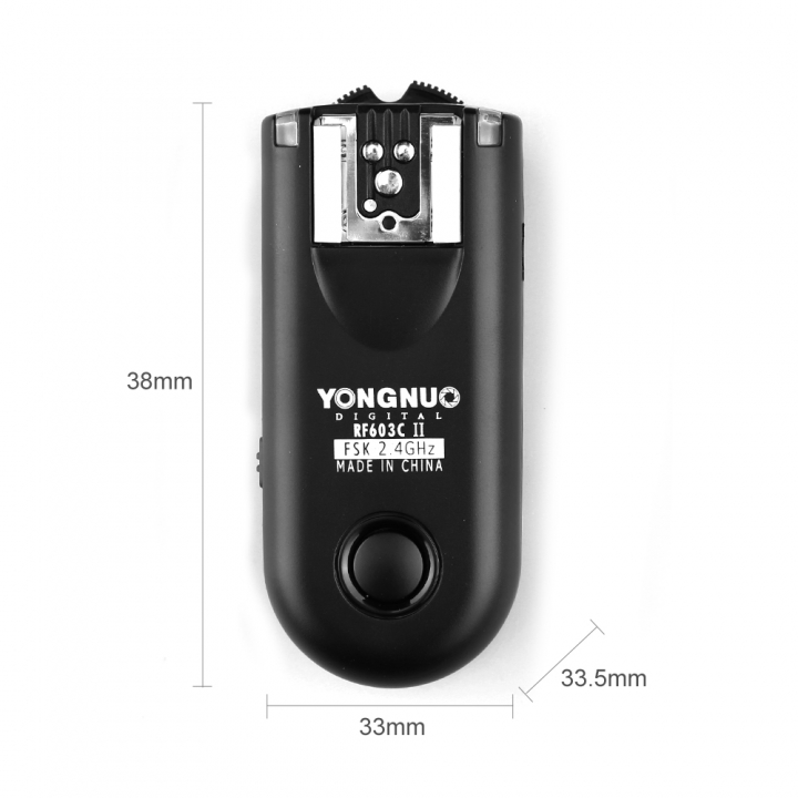 Yongnuo RF-603C Wireless Remote Flash Trigger Kit Transceiver for Canon Camera Flash Trigger