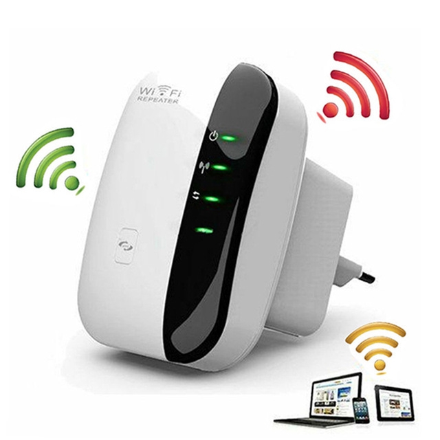 Wireless WiFi Router Repeater Signal Amplifier Range Extender 300Mbps Signal Boosters Repetidor