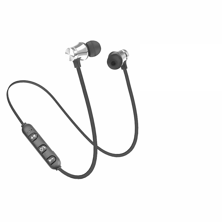 Magnetic attraction Bluetooth Earphone Headset waterproof with Charging Cable Earphone Build-in Mic