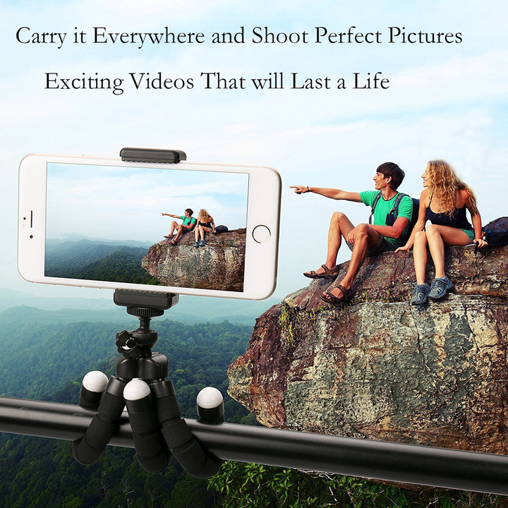 Flexible Gorillapod Octopus Mini Tripod With Bluetooth Remote for Phone Camera Mini Tripods