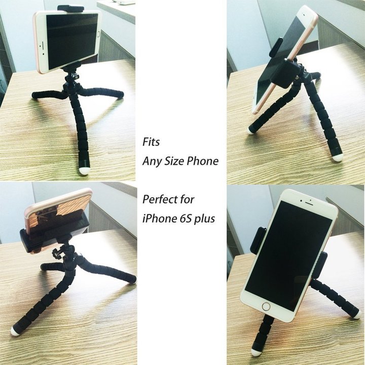 Flexible Gorillapod Octopus Mini Tripod With Bluetooth Remote for Phone Camera Mini Tripods