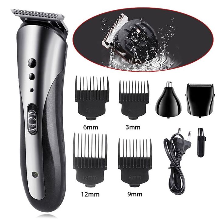 3in1 Multifunctional Hair Trimmer Rechargeable Electric Nose Hair Clipper Electric Razor Shaver