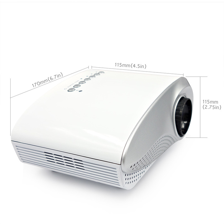 Portable Mini Projector Home Theater LED Hometheater  USB/VGA/HDMI Video Cinema Movie Projector