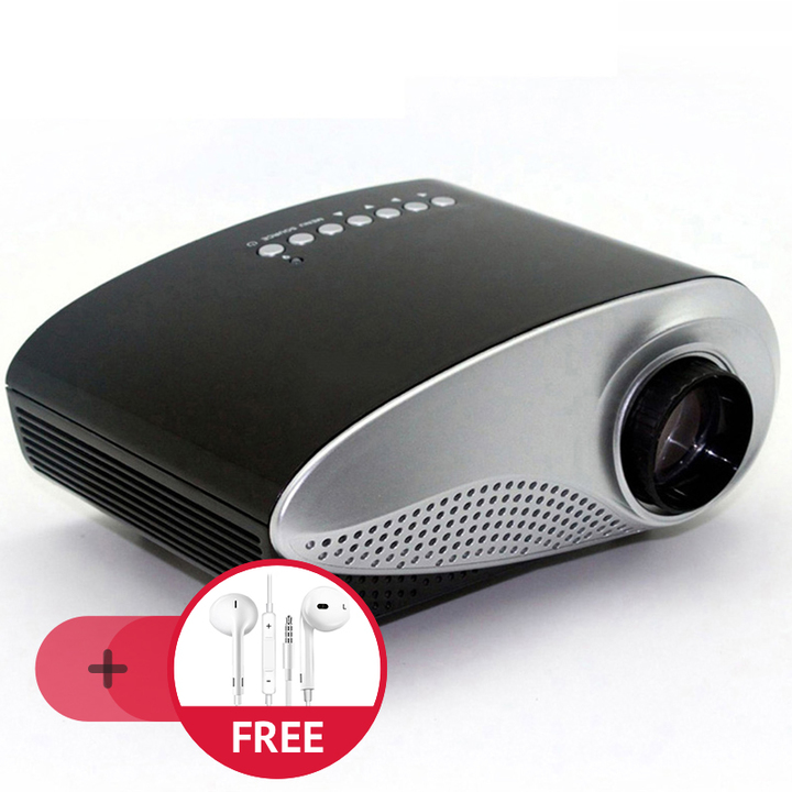 Portable Mini Projector Home Theater LED Hometheater  USB/VGA/HDMI Video Cinema Movie Projector