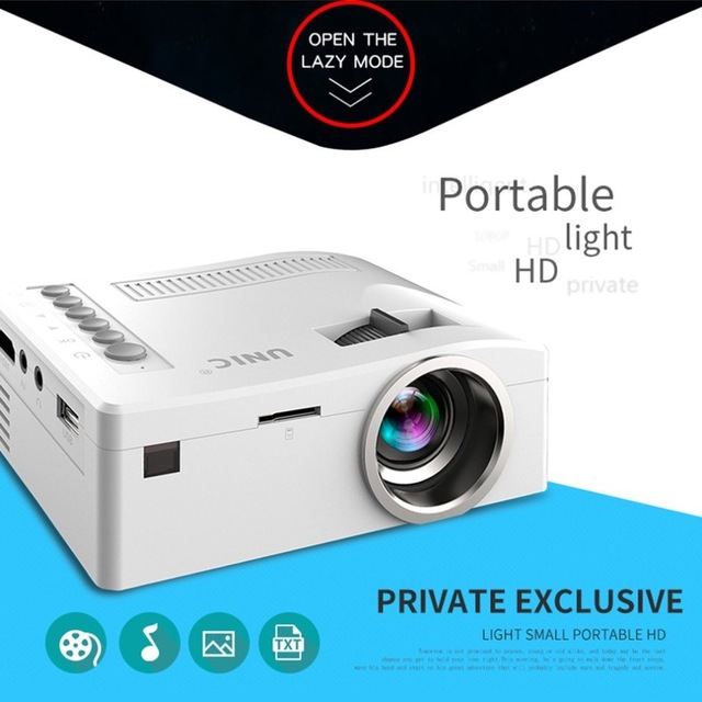 Home Mini HD 1080P Projector TV Multi-Media Player Theater Home Cinema Hometheater Video Projector