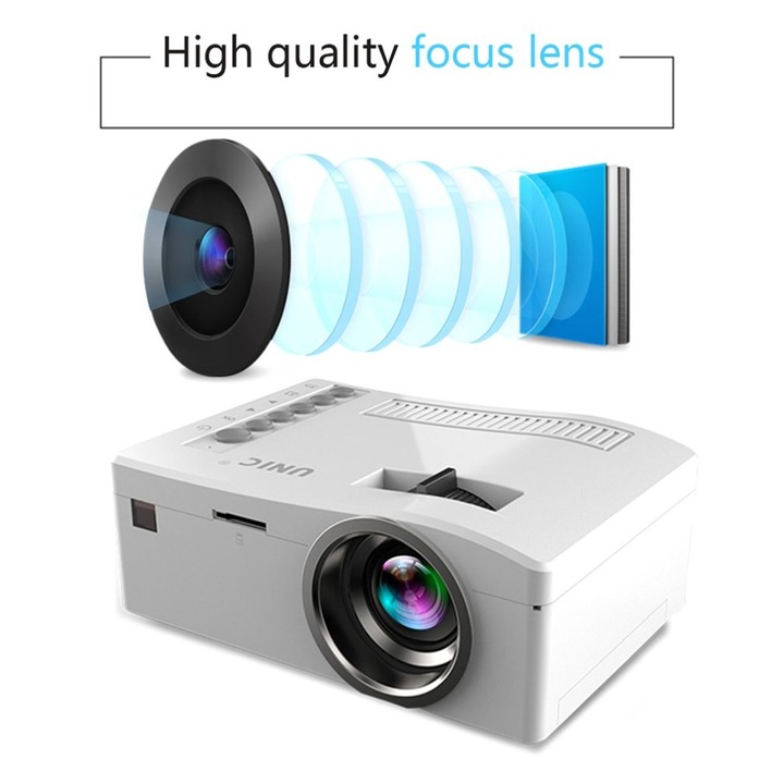 Home Mini HD 1080P Projector TV Multi-Media Player Theater Home Cinema Hometheater Video Projector