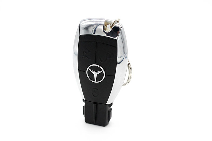 Mercedes creative plastic U disk Car key USB 2.0 4GB / 8GB / 16GB / 32GB / 64GB memory stick
