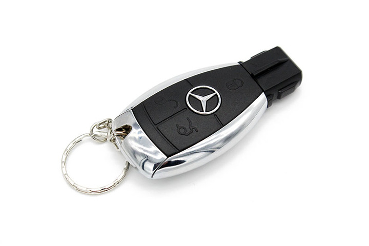 Mercedes creative plastic U disk Car key USB 2.0 4GB / 8GB / 16GB / 32GB / 64GB memory stick