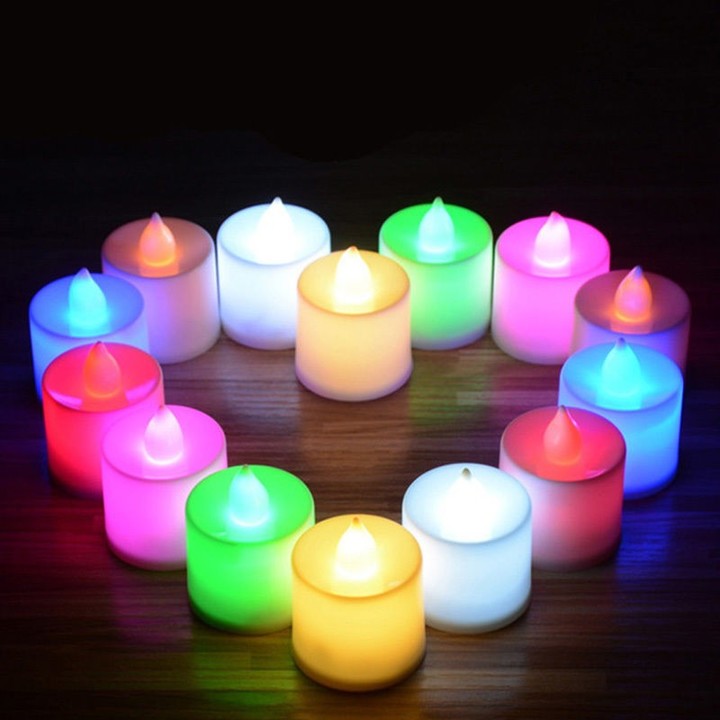 24pcs/set Electronic Flameless Candle Remote control Flickering LED Candles for Christmas Wedding