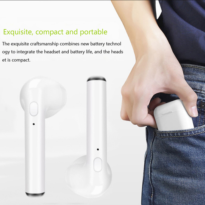Mini Wireless Bluetooth Earphone With Charging Box Stereo True Earbud Headset for iphone Android