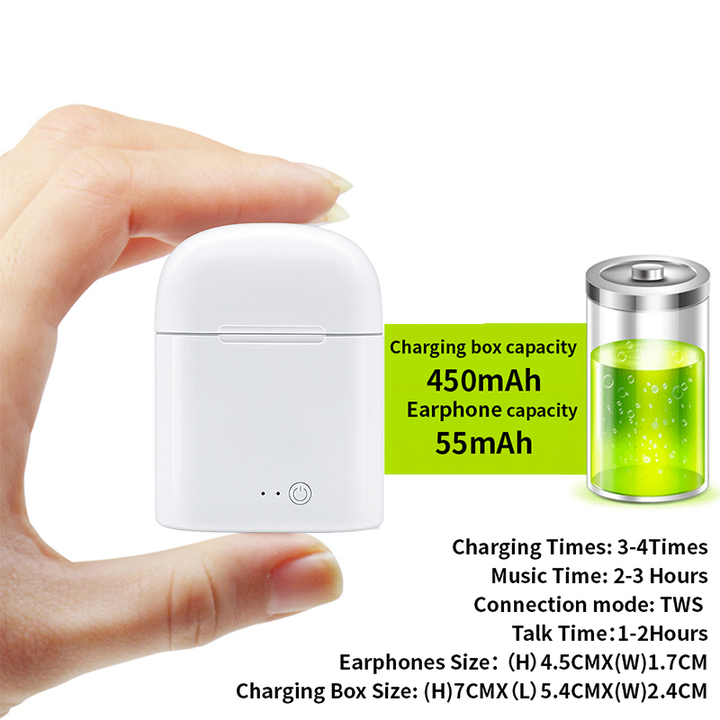 Mini Wireless Bluetooth Earphone With Charging Box Stereo True Earbud Headset for iphone Android