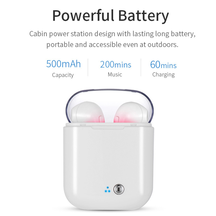 Tws Bluetooth Headset Charging Box Wireless Earphone Auriculares 4.1 Gamer Pc Stereo Earphones