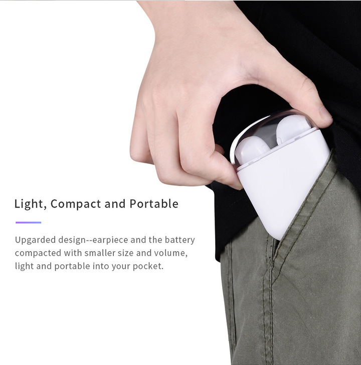 Tws Bluetooth Headset Charging Box Wireless Earphone Auriculares 4.1 Gamer Pc Stereo Earphones