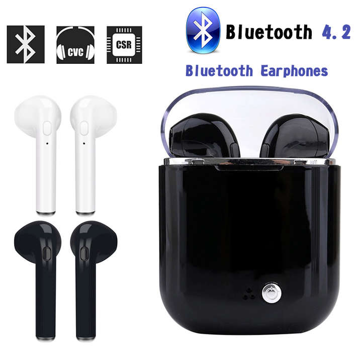 Tws Bluetooth Headset Charging Box Wireless Earphone Auriculares 4.1 Gamer Pc Stereo Earphones