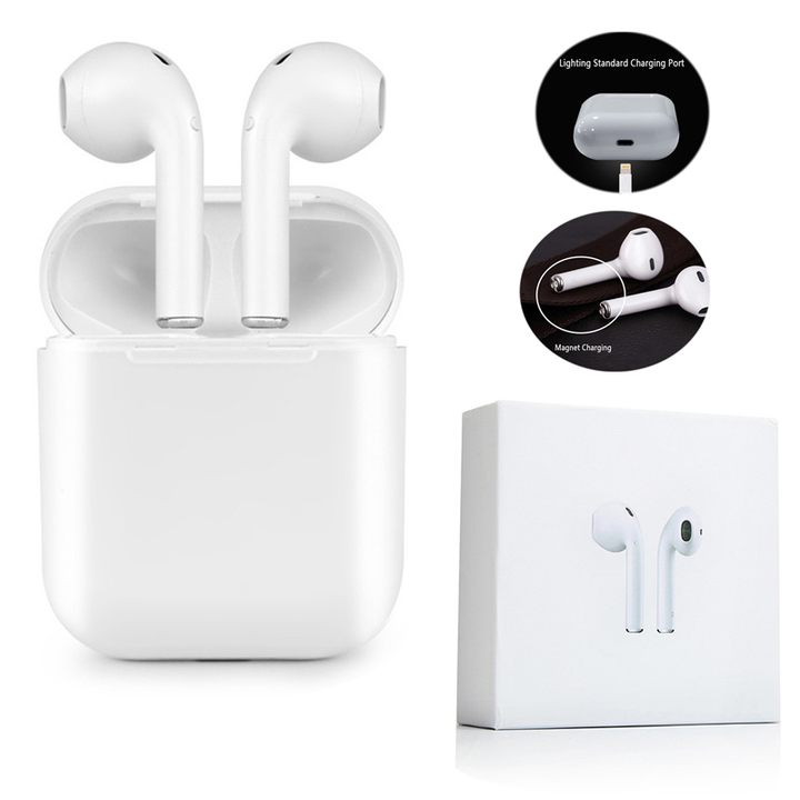 TWS Airpod Wireless Bluetooth Earphone Earbuds With Mic Not Airpod For Iphone7,8,X Samsung Android