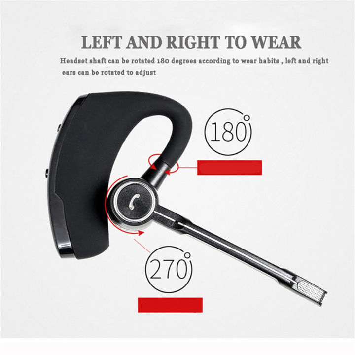Wireless Stereo Bluetooth Business Earphones Car Driver Handsfree Earphone With Mic
