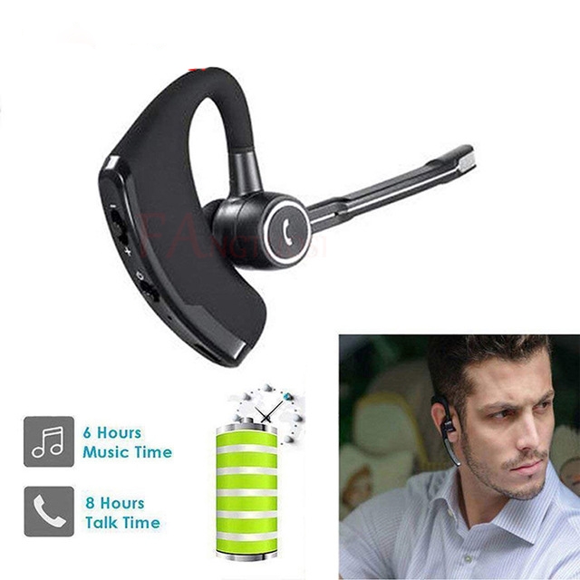 Wireless Stereo Bluetooth Business Earphones Car Driver Handsfree Earphone With Mic