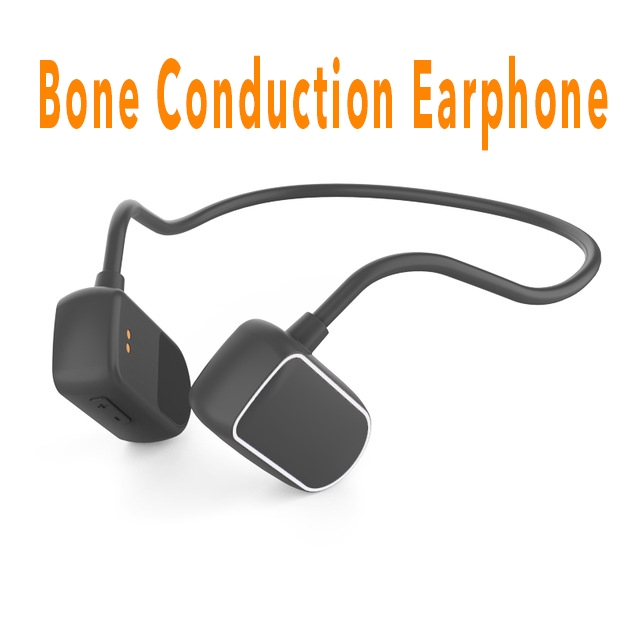 Bone Conduction Sports Bluetooth Earphone Waterproof IPX5 Cell Phone Stereo Earphones Microphone