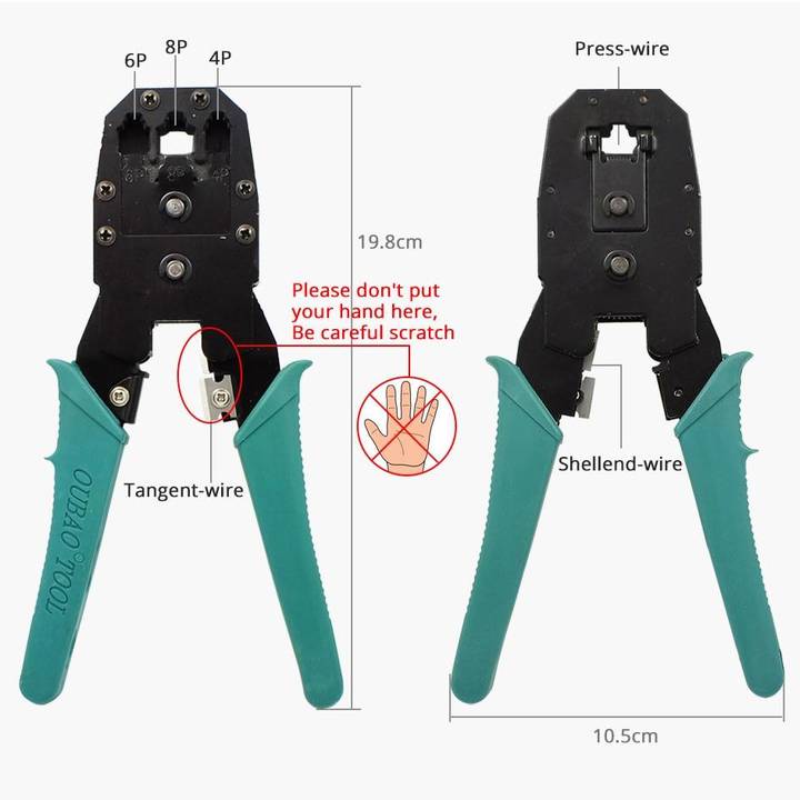 Multi Tool RJ45 Hand Tools Cable Crimper Alicate Crimp PC Network RJ45 RJ11 Wire Cable Herramientas