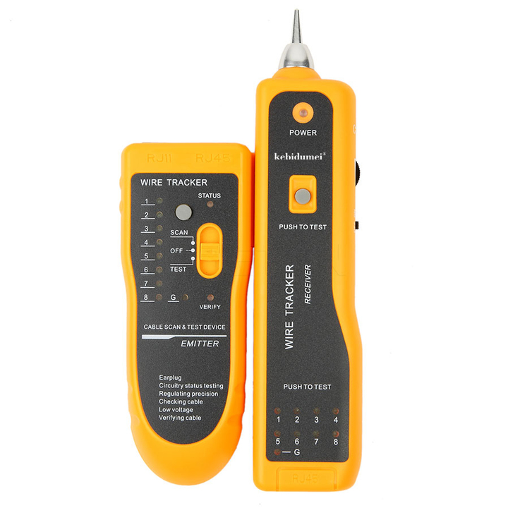UTP STP Cat5 Cat6 RJ45 Line Finder Telephone Wire Tracker Tracer Tool Kit LAN Network Cable Tester