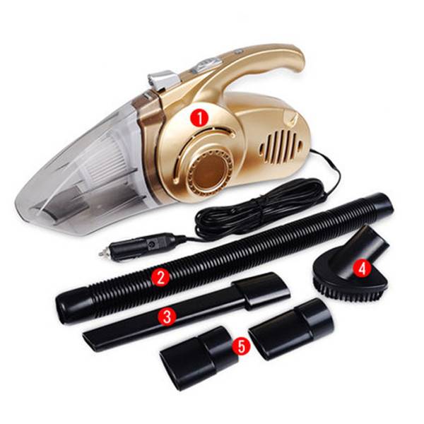 4 in 1 Multi-function Car Vacuum Cleaner 12V 120W Tire Inflator Tire Pressure Tire inflatable Pump