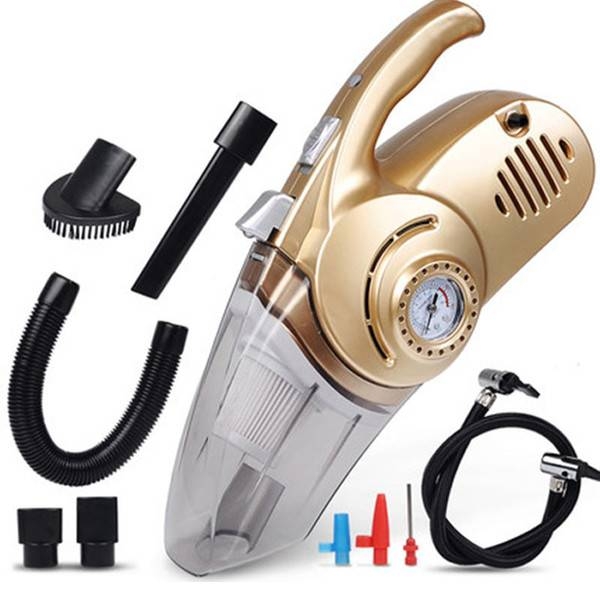 4 in 1 Multi-function Car Vacuum Cleaner 12V 120W Tire Inflator Tire Pressure Tire inflatable Pump