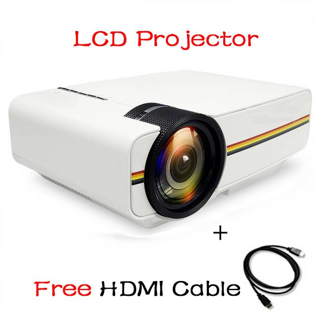 Mini Projector Wired Sync Display Hometheater WIFI Beamer For Home Theatre Movie AC3 HDMI VGA USB