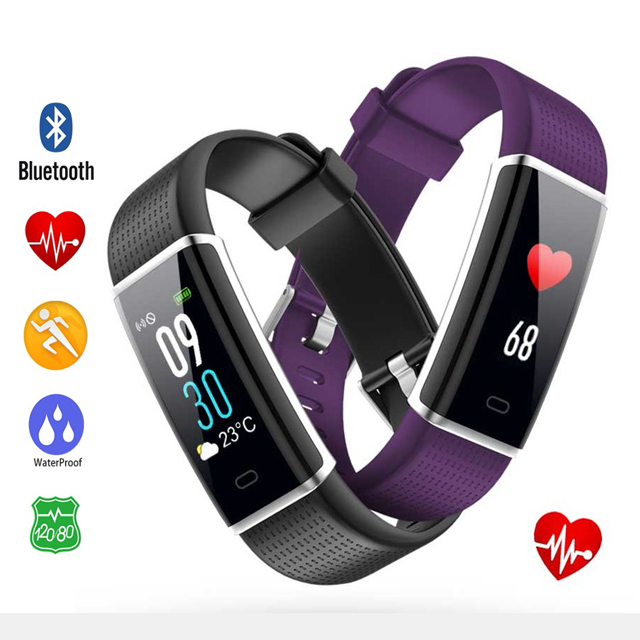 Smart Watch Wristband Fitness Tracker Bluetooth Bracelet for ios android blood pressure fitness band