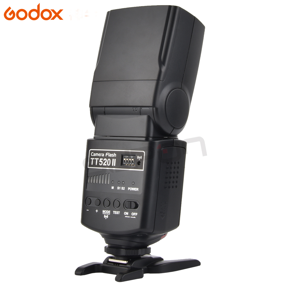Godox TT520II Flash with Build-in Wireless Signal +Color Filter Kit for Canon Nikon DSLR Cameras