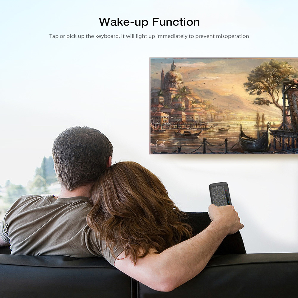 2.4G Wireless Mini Keyboard Touchpad Backlight IR Learning With Long StandBy For PC Xbox PS4 TV Box