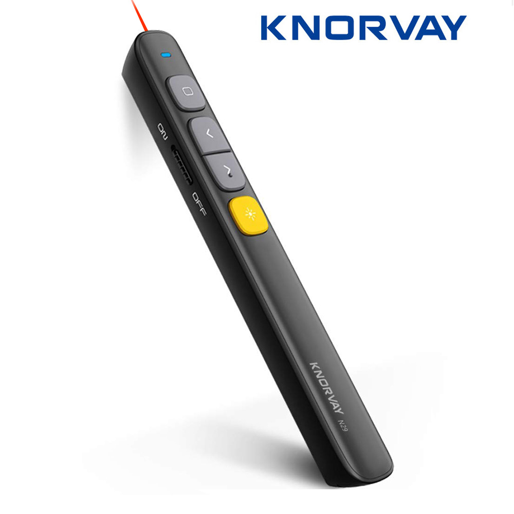 Wireless Presenter RF 2.4GHz Powerpoint Presentation Remote Control PPT Clicker Laser Pen