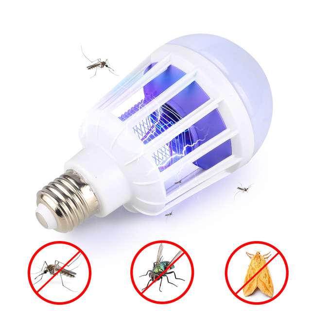 Mosquito killer lamp blub led bug zapper E27 LED Bulb Insect repellent Night Light 15W