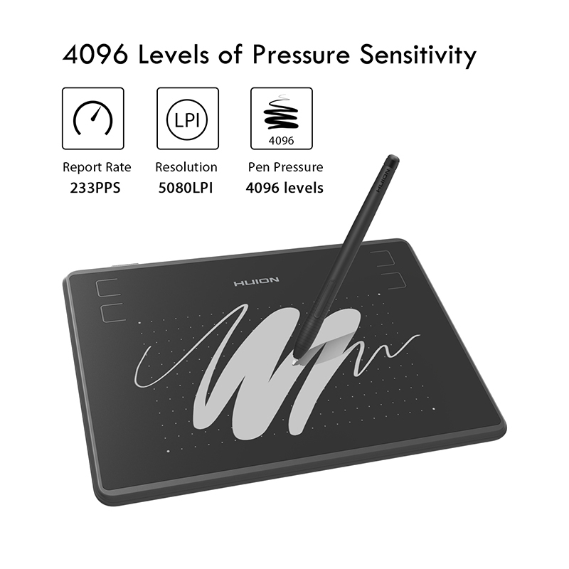 HUION H430P 4-inch Graphic Tablet OSU Game Pen Tablet Signature Pen Tablet Digital Drawing Tablet