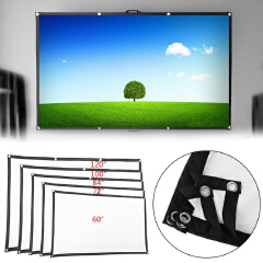 60"/72"/84"/100"/120" Portable Projector Screen 16:9 For Hometheater Theater Cinema Movies Party