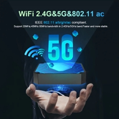 X96 Mini Smart TV Box Android 9.0 Amlogic S905W4 Set-Top Boxes 2.4G&5G WiFi 4K Media Player for Google Youtube 2GB Set TV Box