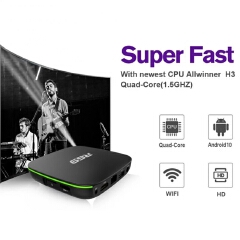 R69 Smart TV Box Android 10 4K Hd Youtube Google Play 2.4G Wifi Quad-Core Receiver Media Player HDR 2GB+16GB Tv Box