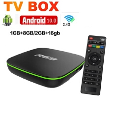 R69 Smart TV Box Android 10 4K Hd Youtube Google Play 2.4G Wifi Quad-Core Receiver Media Player HDR 2GB+16GB Tv Box