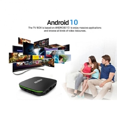 R69 Smart TV Box Android 10 4K Hd Youtube Google Play 2.4G Wifi Quad-Core Receiver Media Player HDR 2GB+16GB Tv Box