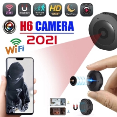 2021 Newest HD 1080P H6 WiFi / DV Mini Camera IR Night Motion Detection Micro Camcorder Home Security Surveillance Wireless Cam