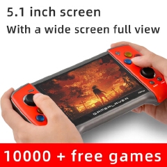 NEW X19PLUS Retro Game Handheld Console 5.1-inch HD Screen Hand-held Gaming Player For Gift 5V/1A Portable Mini Game Player