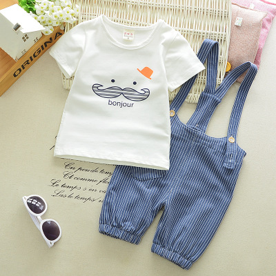2021 High quality Baby Boy Clothing Sets Summer  Newborn Boys Clothes Set Bebe Clothing Set Shirt Pants Infant Clothes