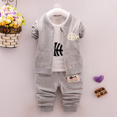 High quality Baby Children Clothing Sets Boys Cotton Coat Suits Autumn Children Tracksuits