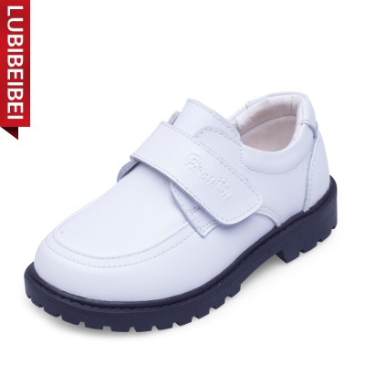 High quality New Kids Genuine Leather  Shoes for Boys  Children Black Wedding Shoes Boys Formal Wedge Sneakers
