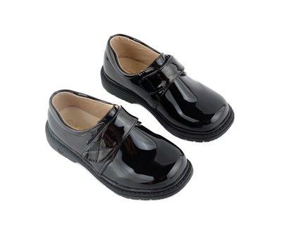 High quality Boys Leather Shoes Black Children Shoes Leather Shoes For Kids Baby Rubber Pattern chaussure enfant