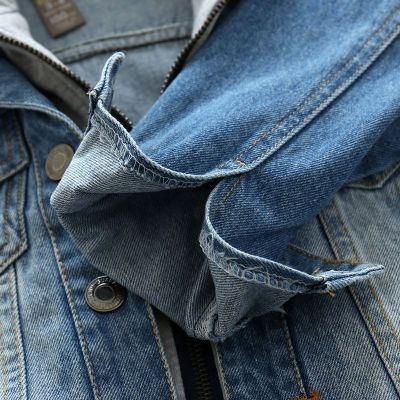 High quality Boys Denim Jacket Classic Zipper Hooded Outerwear Coat Spring Children Clothing Kids Jacket Coat